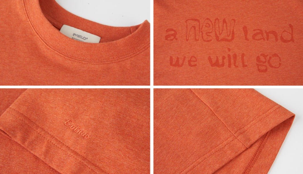 Text Watermark Print Tee - COPPING THREADS - CT Select