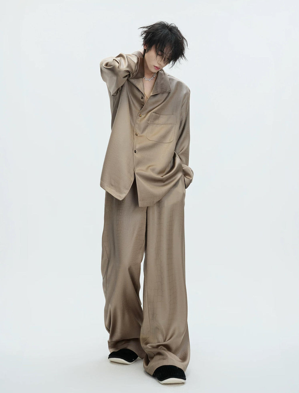 Textured Drape Lounge Set - COPPING THREADS - Argue Culture