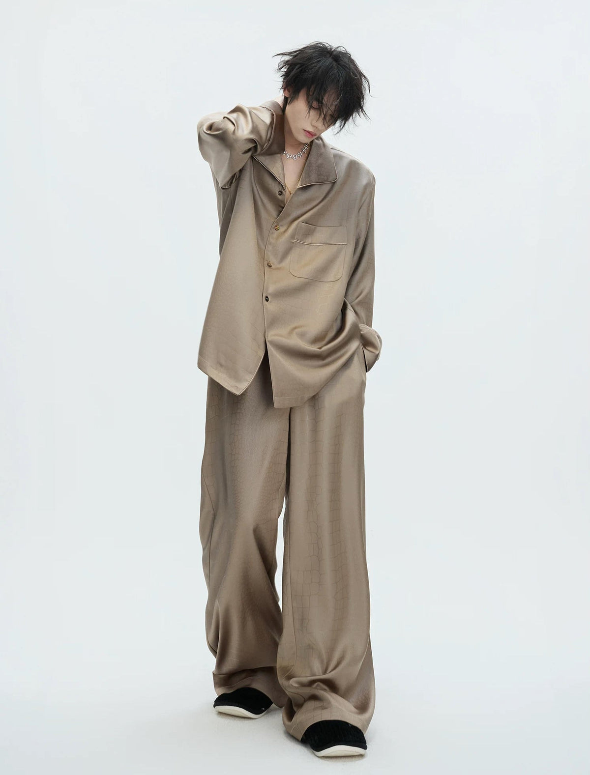 Textured Drape Lounge Set - COPPING THREADS - Argue Culture