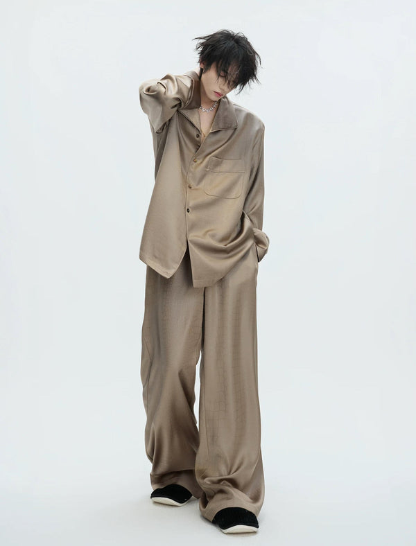 Textured Drape Lounge Set - COPPING THREADS - Argue Culture