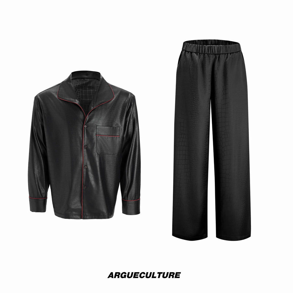 Textured Drape Lounge Set - COPPING THREADS - Argue Culture