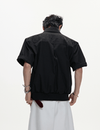 Textured Embroidered Boxy Shirt - COPPING THREADS - ArguE CulturE