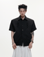 Textured Embroidered Boxy Shirt - COPPING THREADS - ArguE CulturE
