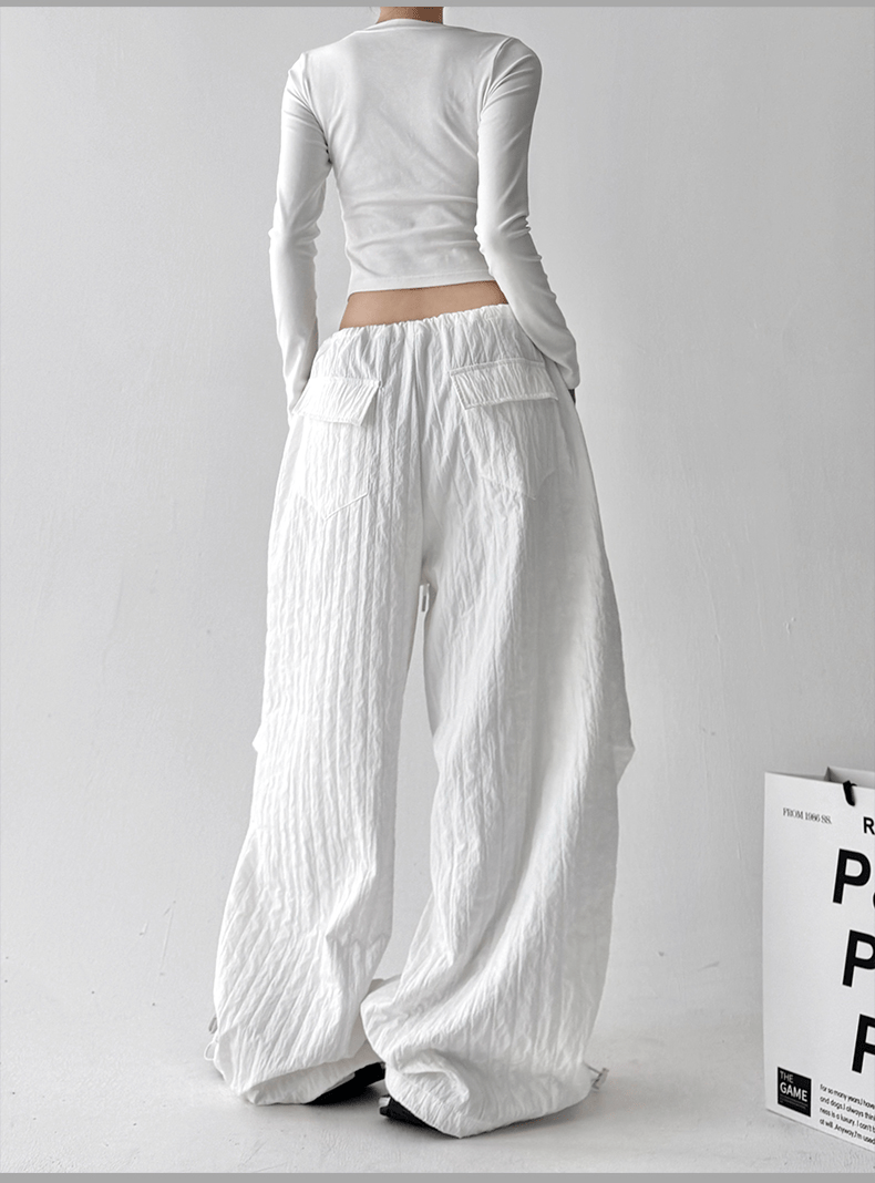 Textured Quick‑Dry Paratrooper Pants Secondary image