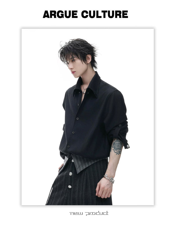 Textured Relaxed Shirt - COPPING THREADS - Argue Culture