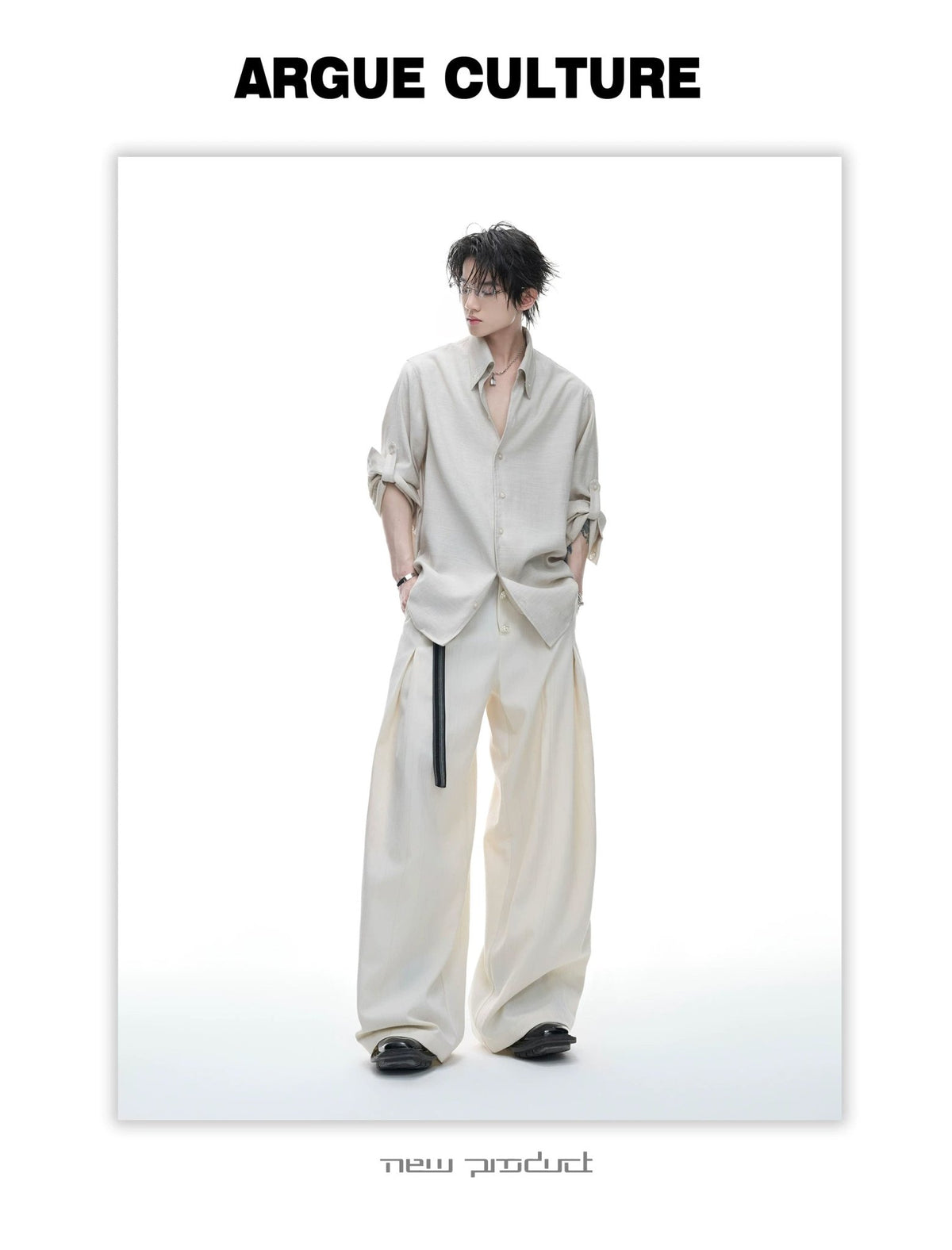 Textured Relaxed Shirt - COPPING THREADS - Argue Culture