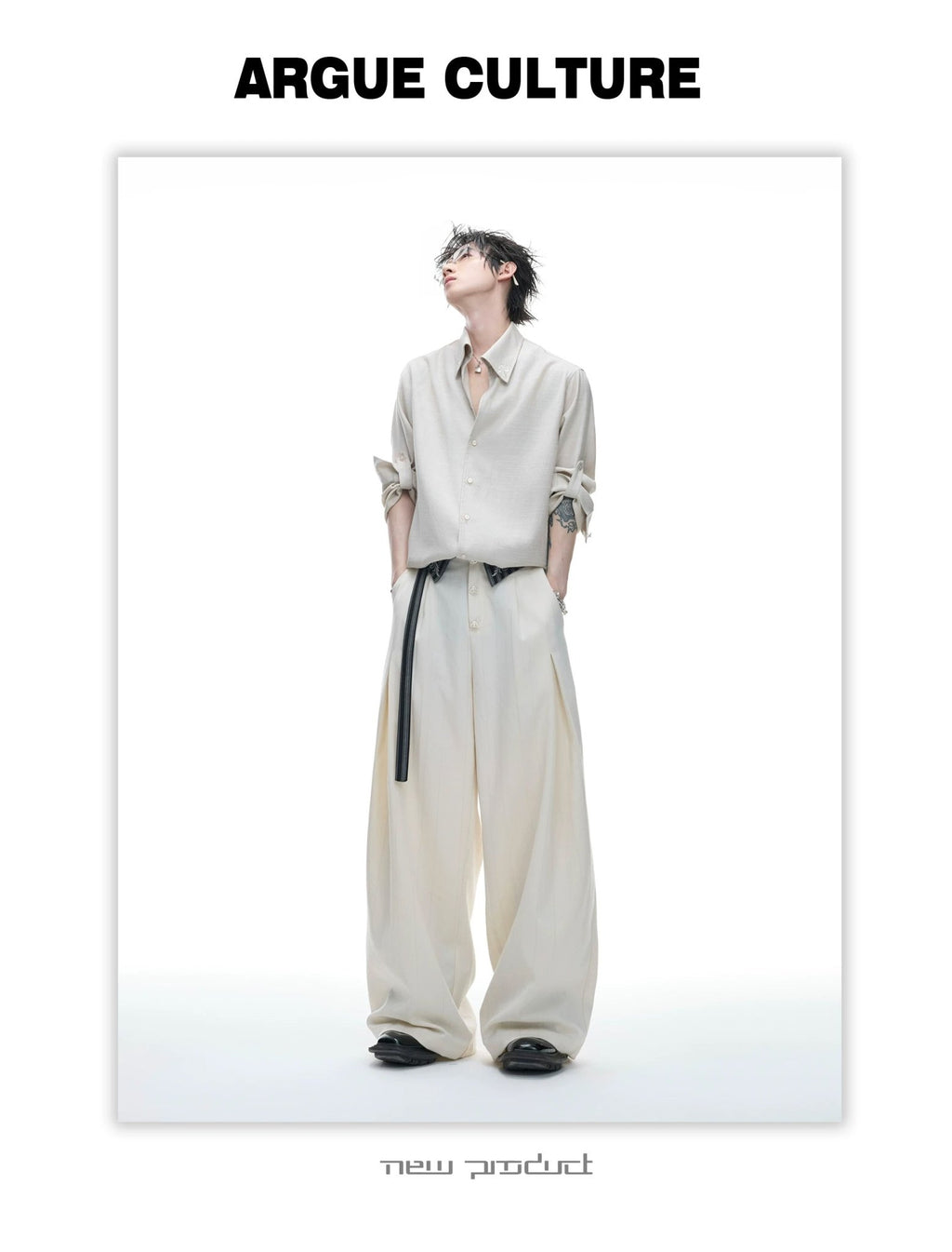 Textured Relaxed Shirt - COPPING THREADS - Argue Culture