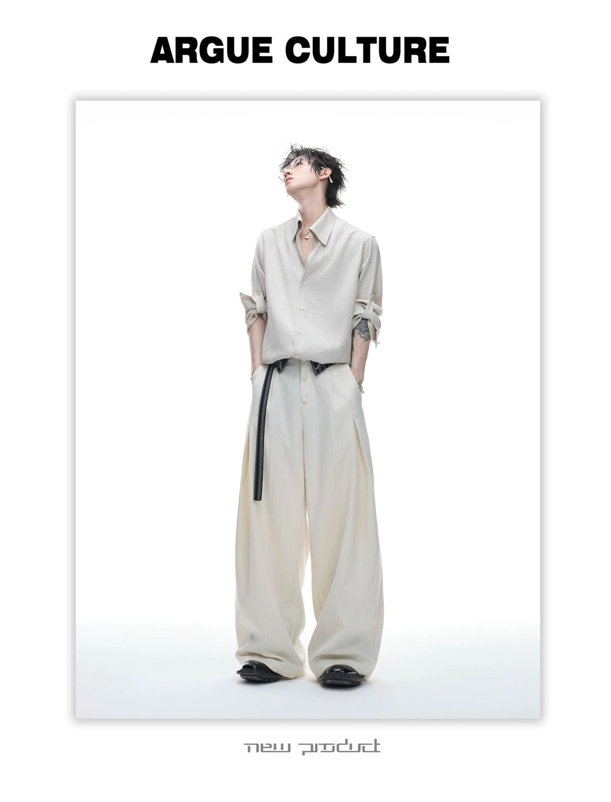 Textured Relaxed Shirt - COPPING THREADS - Argue Culture