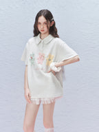 Three Bears Embroidered Knit Polo Shirt - COPPING THREADS - AYF