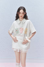 Three Bears Embroidered Knit Polo Shirt - COPPING THREADS - AYF