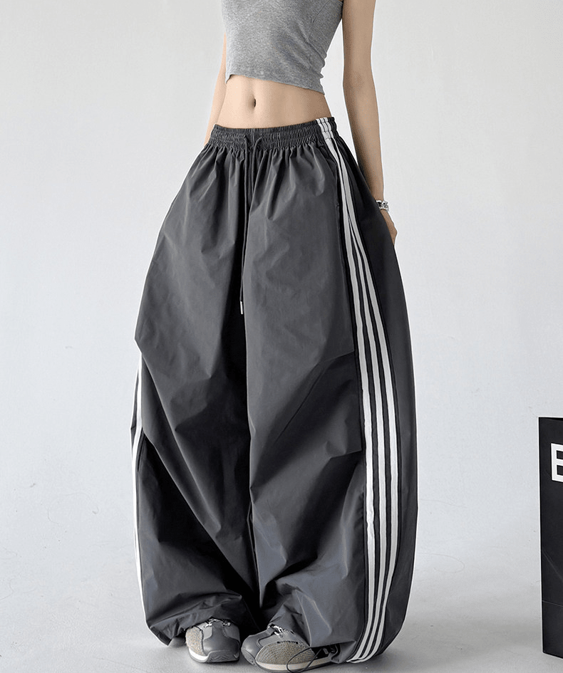 Three - Stripe Quick - Dry Wide - Leg Pants - CT6202 - COPPING THREADS - CT Select