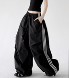 Three - Stripe Quick - Dry Wide - Leg Pants - CT6202 - COPPING THREADS - CT Select