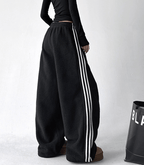 Three - Stripe Sherpa Fleece Sweatpants - COPPING THREADS - CT Select