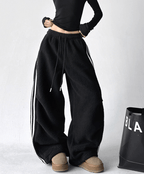 Three - Stripe Sherpa Fleece Sweatpants - COPPING THREADS - CT Select