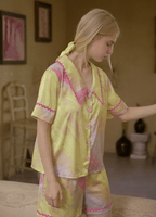 Tie - Dye Satin Pajama Set - COPPING THREADS - CT Dreamscape