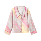 Tie - Dye Satin Pajama Set - COPPING THREADS - CT Dreamscape