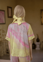 Tie - Dye Satin Pajama Set - COPPING THREADS - CT Dreamscape