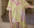 Tie - Dye Satin Pajama Set - COPPING THREADS - CT Dreamscape