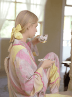 Tie - Dye Satin Pajama Set - COPPING THREADS - CT Dreamscape