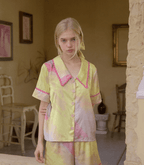 Tie - Dye Satin Pajama Set - COPPING THREADS - CT Dreamscape