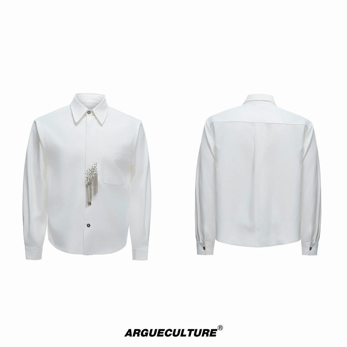 Tie-Panel Padded-Shoulder Shirt - COPPING THREADS - Argue Culture