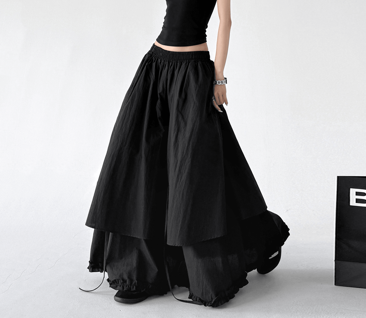 Tiered Ruffle Maxi Skirt - CT5508 - COPPING THREADS - CT Select