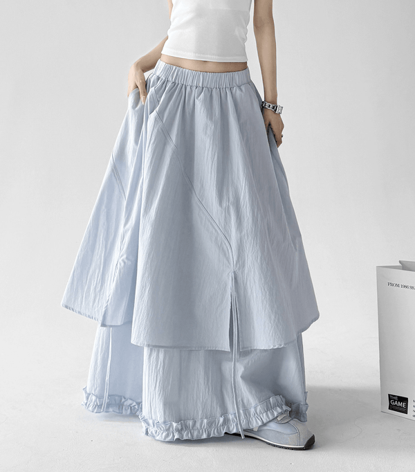Tiered Ruffle Maxi Skirt - CT5508 - COPPING THREADS - CT Select