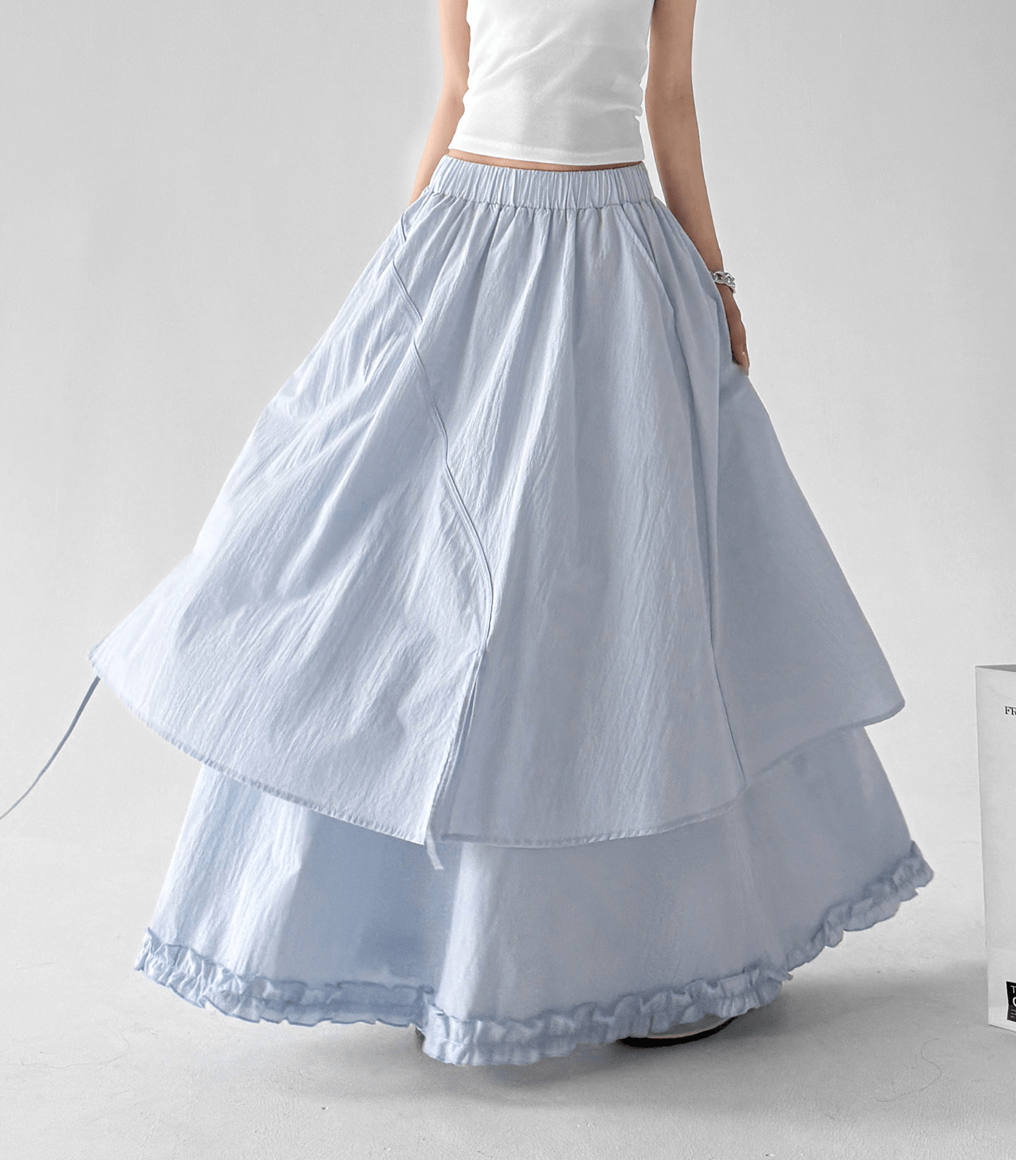 Tiered Ruffle Maxi Skirt - CT5508 - COPPING THREADS - CT Select