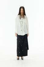Tinsel Embroidered Long Sleeve Shirt - COPPING THREADS - APRIORITY