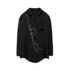 Tinsel Embroidered Long Sleeve Shirt - COPPING THREADS - APRIORITY