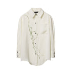 Tinsel Embroidered Long Sleeve Shirt - COPPING THREADS - APRIORITY