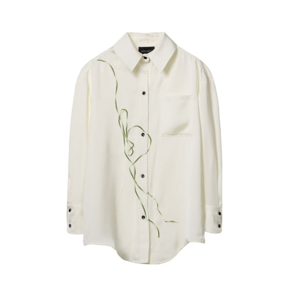 Tinsel Embroidered Long Sleeve Shirt - COPPING THREADS - APRIORITY