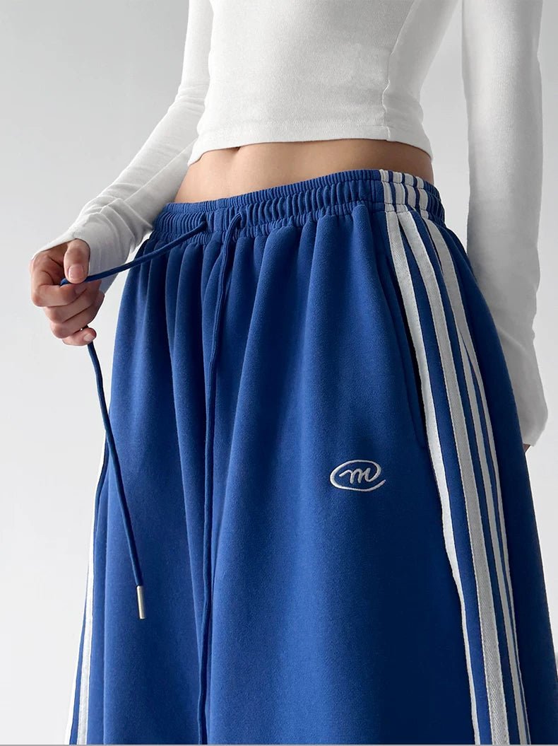 Triple-Stripe Baggy Sweatpants - COPPING THREADS - CT ORIGINALS