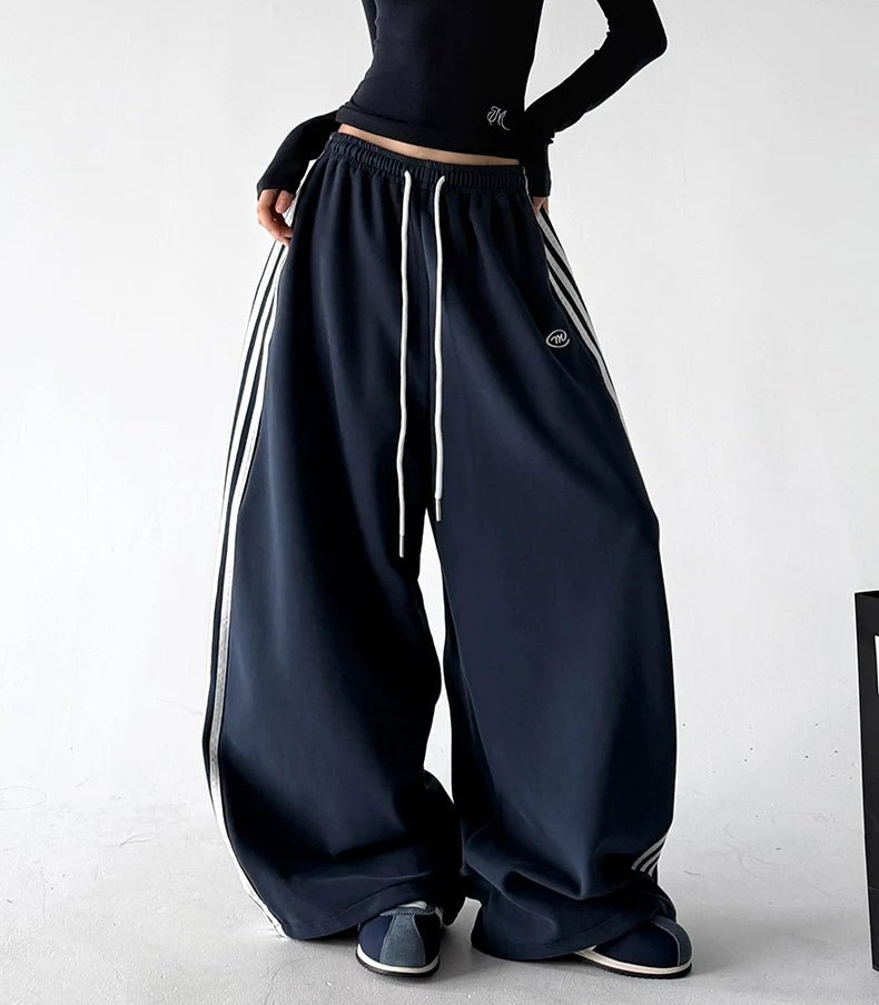 Triple-Stripe Baggy Sweatpants - COPPING THREADS - CT ORIGINALS