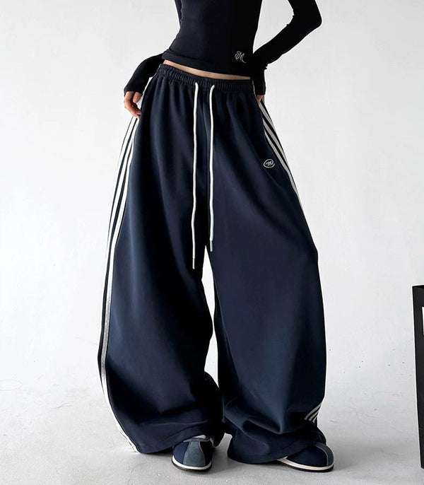 Triple-Stripe Baggy Sweatpants - COPPING THREADS - CT ORIGINALS