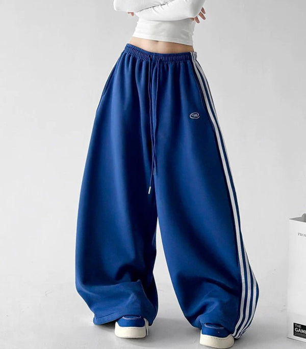 Triple-Stripe Baggy Sweatpants - COPPING THREADS - CT ORIGINALS