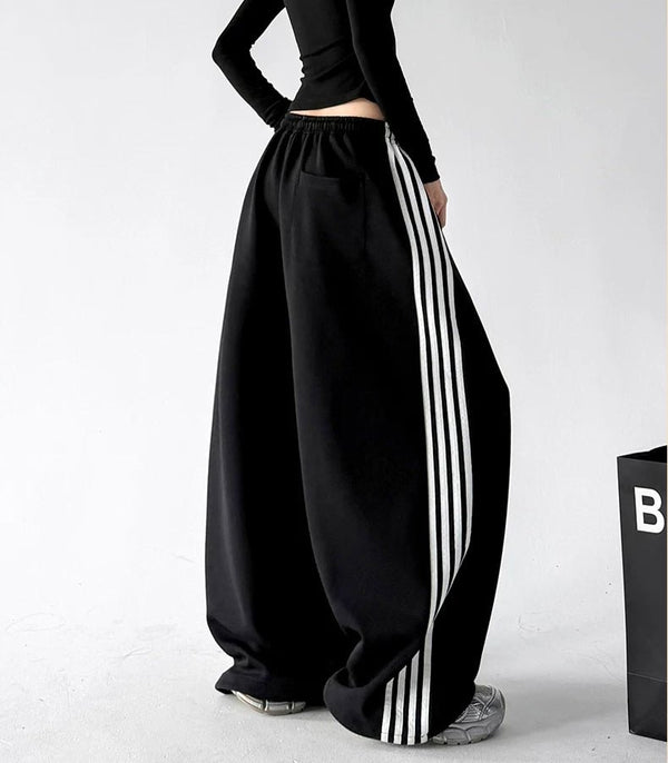 Triple-Stripe Baggy Sweatpants - COPPING THREADS - CT ORIGINALS