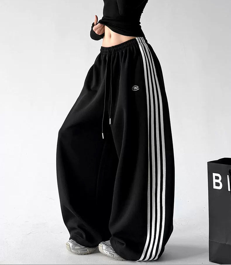 Triple-Stripe Baggy Sweatpants - COPPING THREADS - CT ORIGINALS