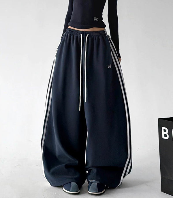 Triple-Stripe Baggy Sweatpants - COPPING THREADS - CT ORIGINALS