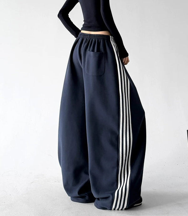 Triple-Stripe Baggy Sweatpants - COPPING THREADS - CT ORIGINALS