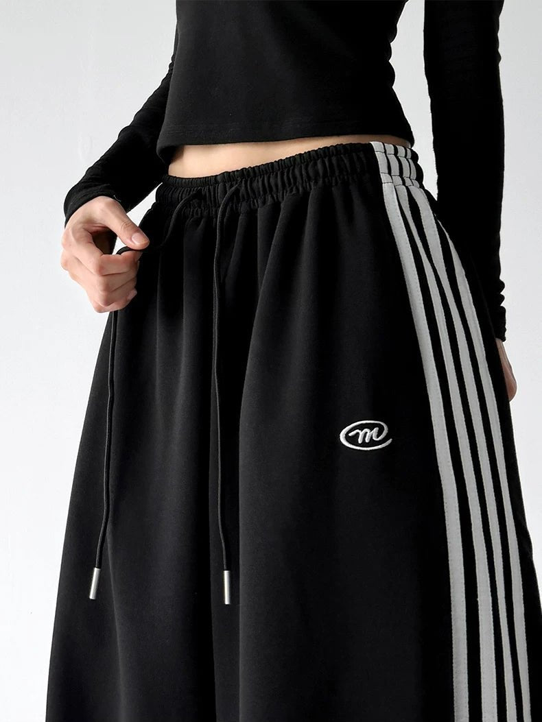 Triple-Stripe Baggy Sweatpants - COPPING THREADS - CT ORIGINALS