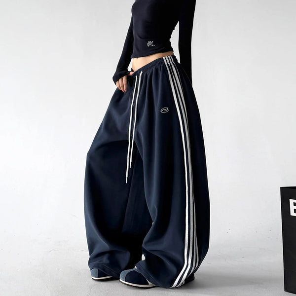 Triple-Stripe Baggy Sweatpants - COPPING THREADS - CT ORIGINALS