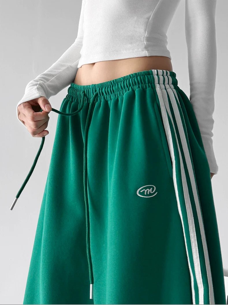 Triple-Stripe Baggy Sweatpants - COPPING THREADS - CT ORIGINALS