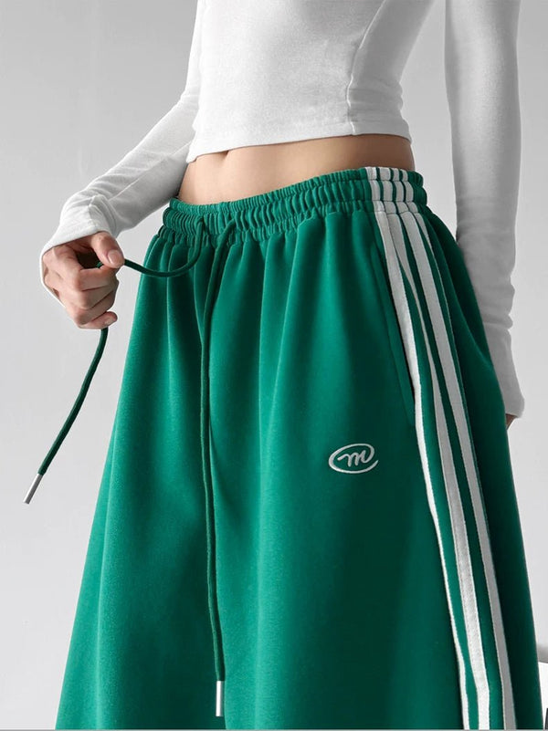 Triple-Stripe Baggy Sweatpants - COPPING THREADS - CT ORIGINALS