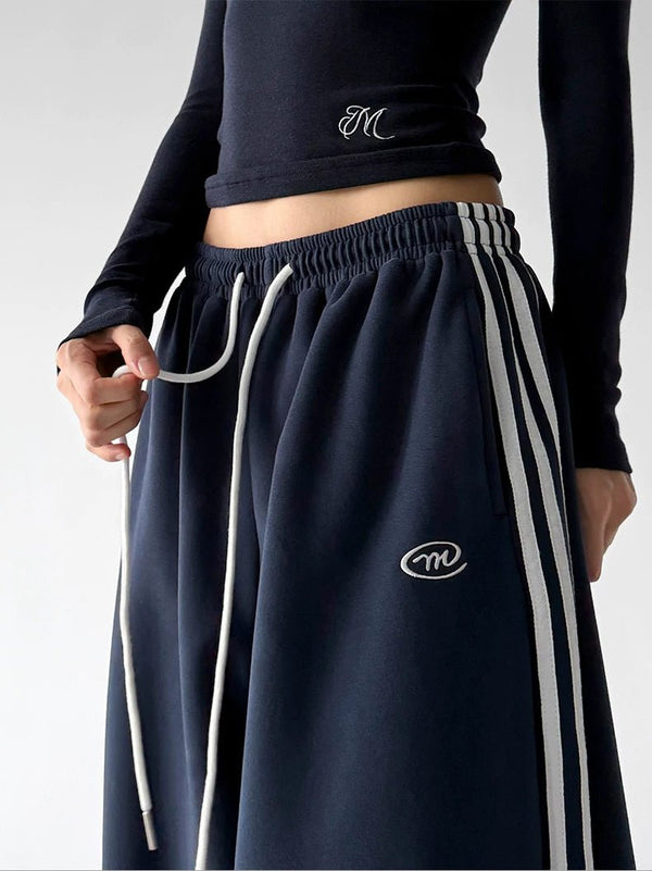 Triple-Stripe Baggy Sweatpants - COPPING THREADS - CT ORIGINALS