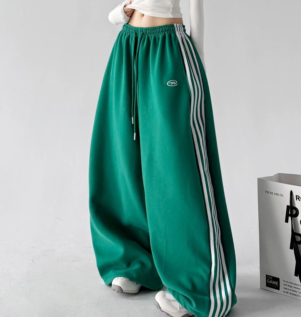 Triple-Stripe Baggy Sweatpants - COPPING THREADS - CT ORIGINALS