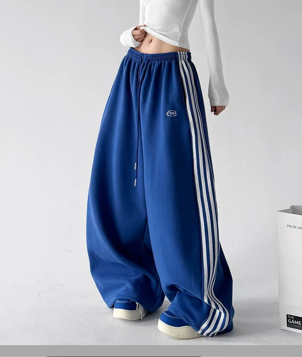 Triple-Stripe Baggy Sweatpants - COPPING THREADS - CT ORIGINALS
