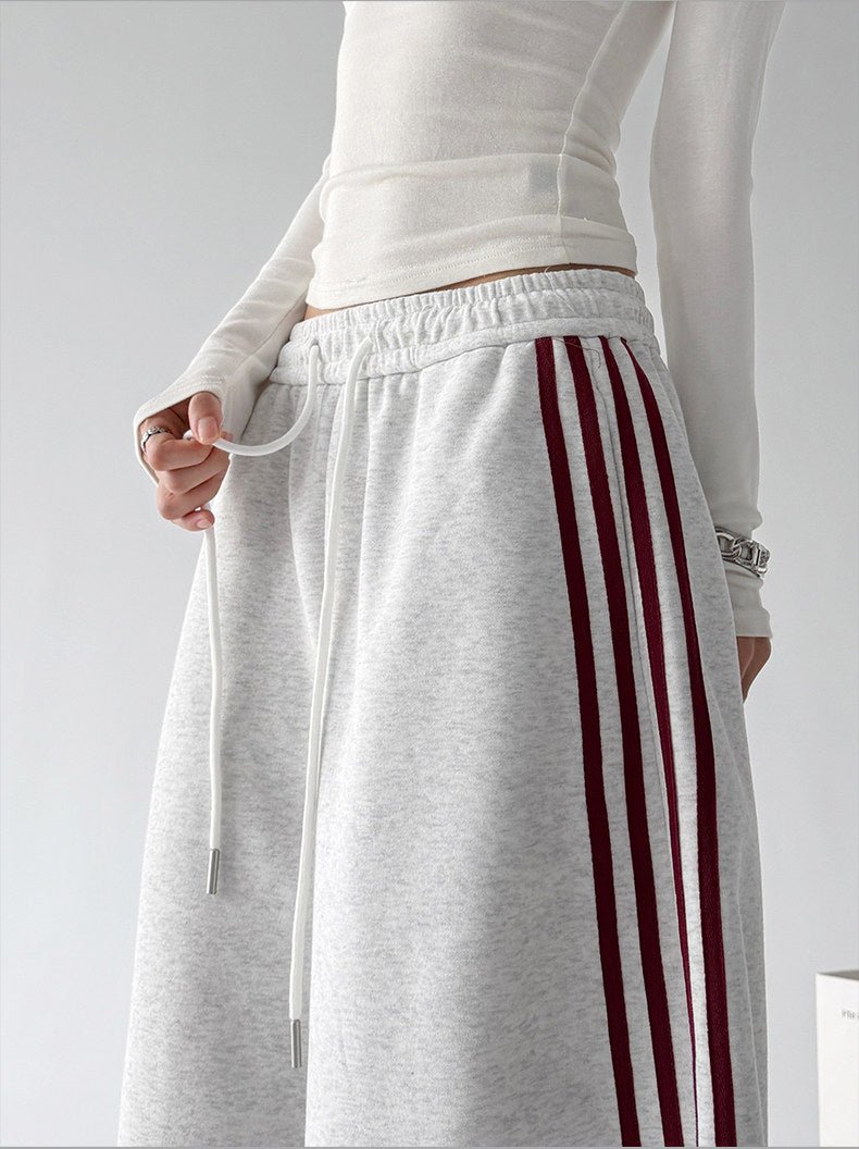 Triple-Stripe Wide-Leg Sweatpants - CT8312 - COPPING THREADS - CT ORIGINALS