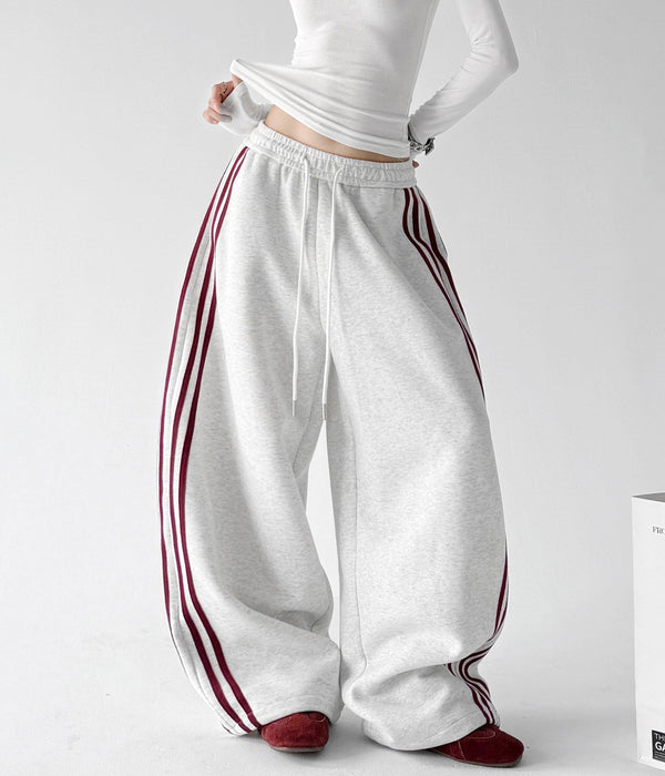 Triple-Stripe Wide-Leg Sweatpants - CT8312 - COPPING THREADS - CT ORIGINALS