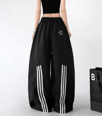 Triple Stripe Wide - Leg Track Pants - CT6215 - COPPING THREADS - CT Select
